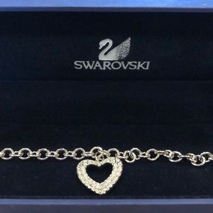 Swarovski crystal heart bracelet AUTHENTIC
